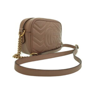 Gucci Marmont Bag Brown GG Shoulder Quilted